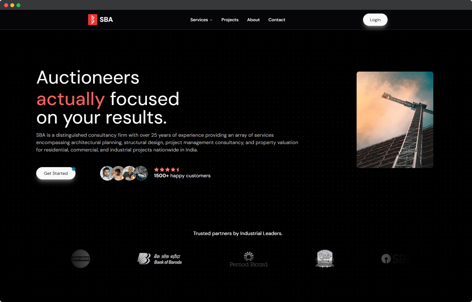 SBA Landing Page